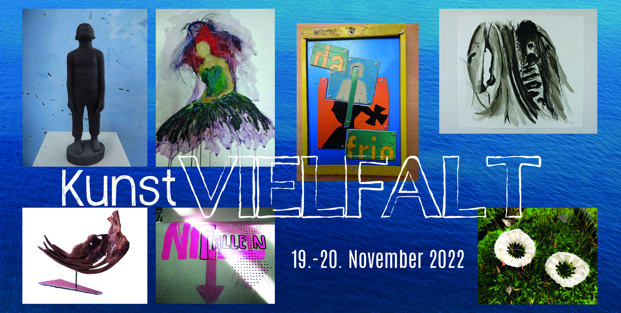 KunstVielfalt 19. + 20. November 2022  Ateliers „Heinrichstraße“ Heinrichstraße 43 a 33602 Bielefeld